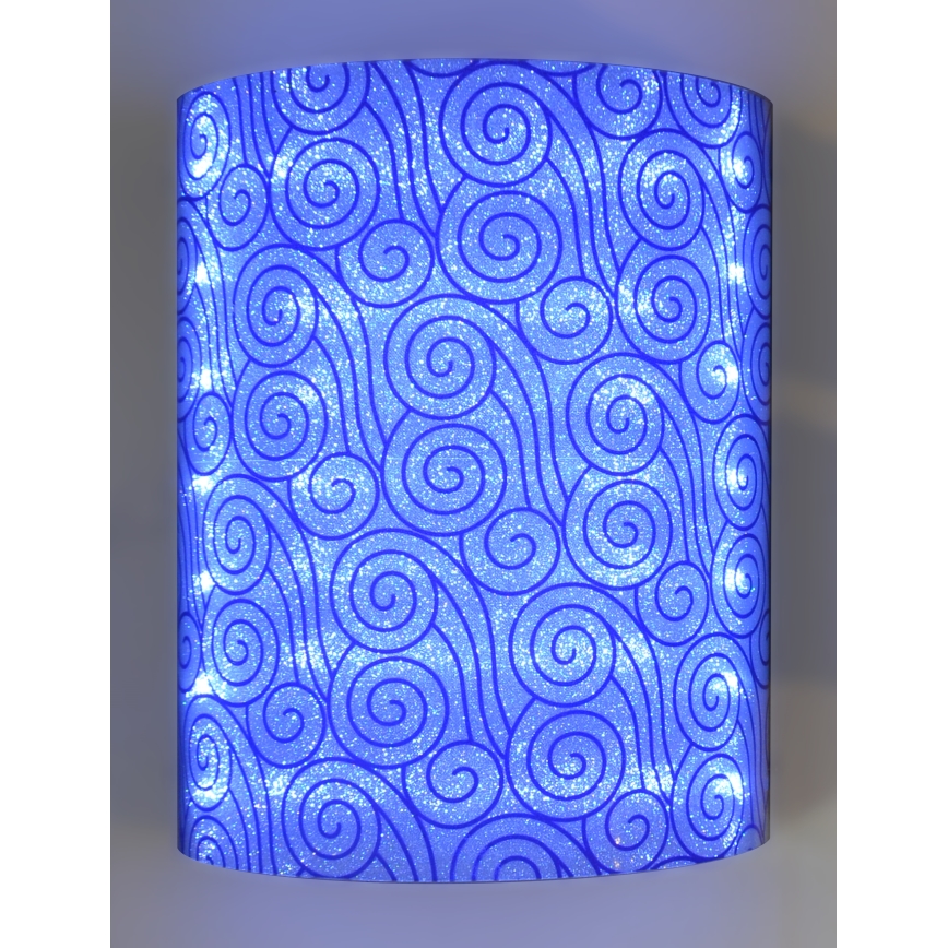 Stropní svítidlo ALEDO 4xG4/20W/230V/12V + LED fialová
