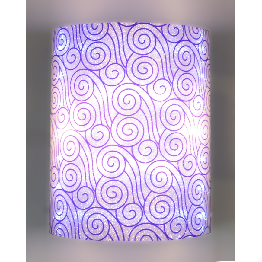 Stropní svítidlo ALEDO 4xG4/20W/230V/12V + LED fialová