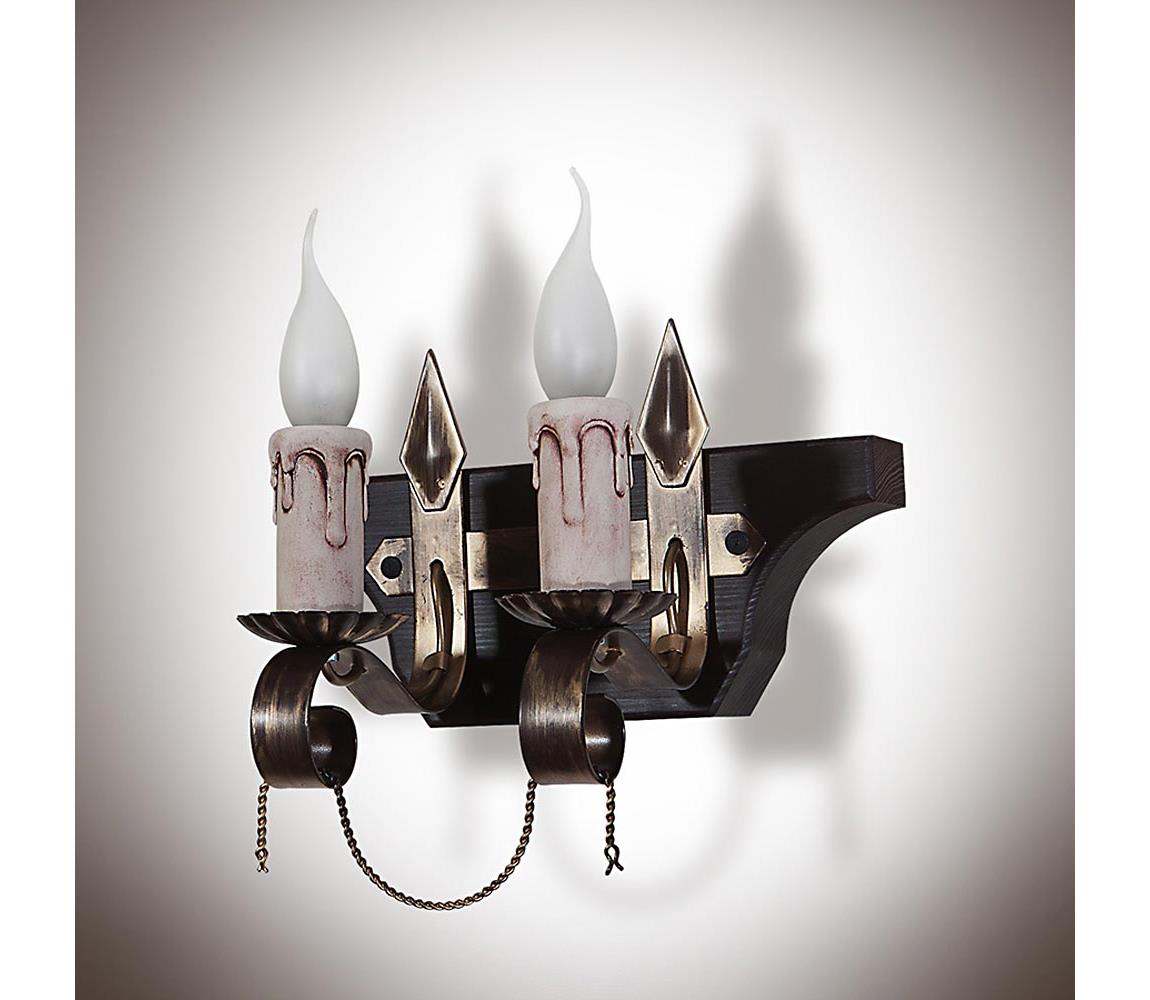 Light4home Nástěnné svítidlo AMIR 2xE14/40W/230V LH0215