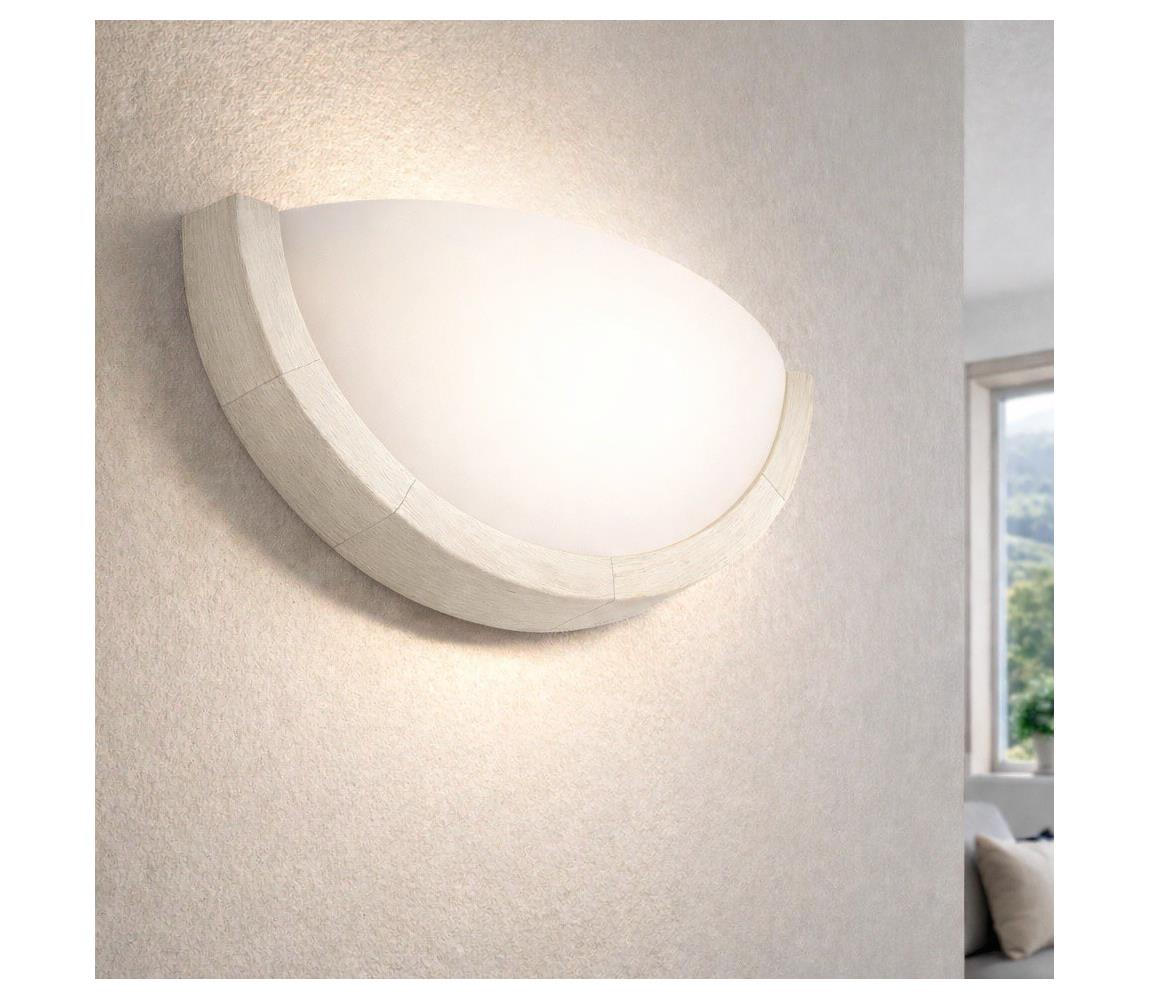 Lamkur Nástěnné svítidlo ANELLO 1xE27/60W/230V bílá LA42633