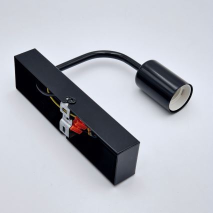 Nástěnné svítidlo ASTRID 1xE27/60W/230V lesklá černá