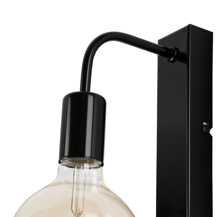 Nástěnné svítidlo ASTRID 1xE27/60W/230V lesklá černá