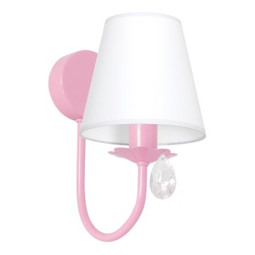 Nástěnné svítidlo BALERINA 1xE14/60W/230V růžová