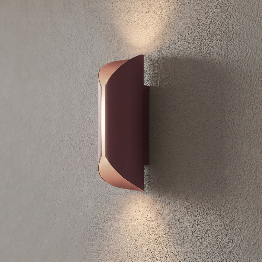 Nástěnné svítidlo BARBOS 2xG9/8W/230V burgundy