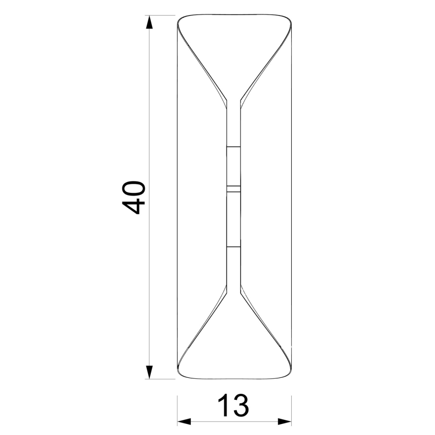 Nástěnné svítidlo BARBOS 2xG9/8W/230V burgundy