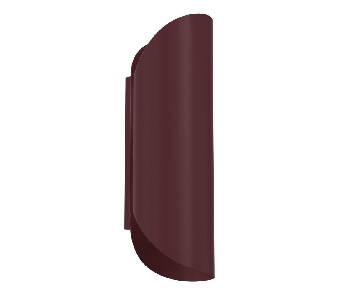 Nástěnné svítidlo BARBOS 2xG9/8W/230V burgundy 3169 Červená – Alasans