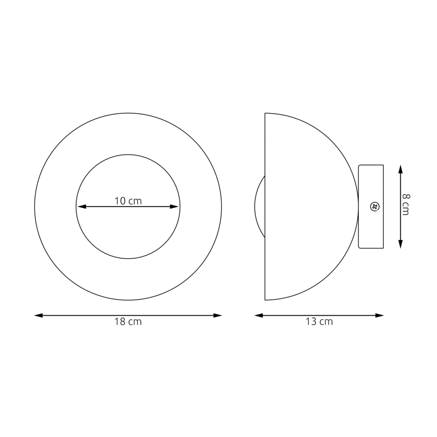 Nástěnné svítidlo BIBI 1xG9/8W/230V oranžová