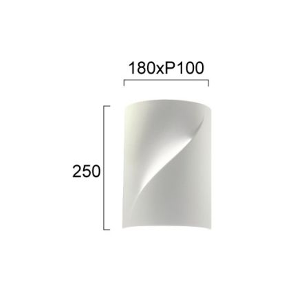 Nástěnné svítidlo BLANC 2xE14/10W/230V bílá