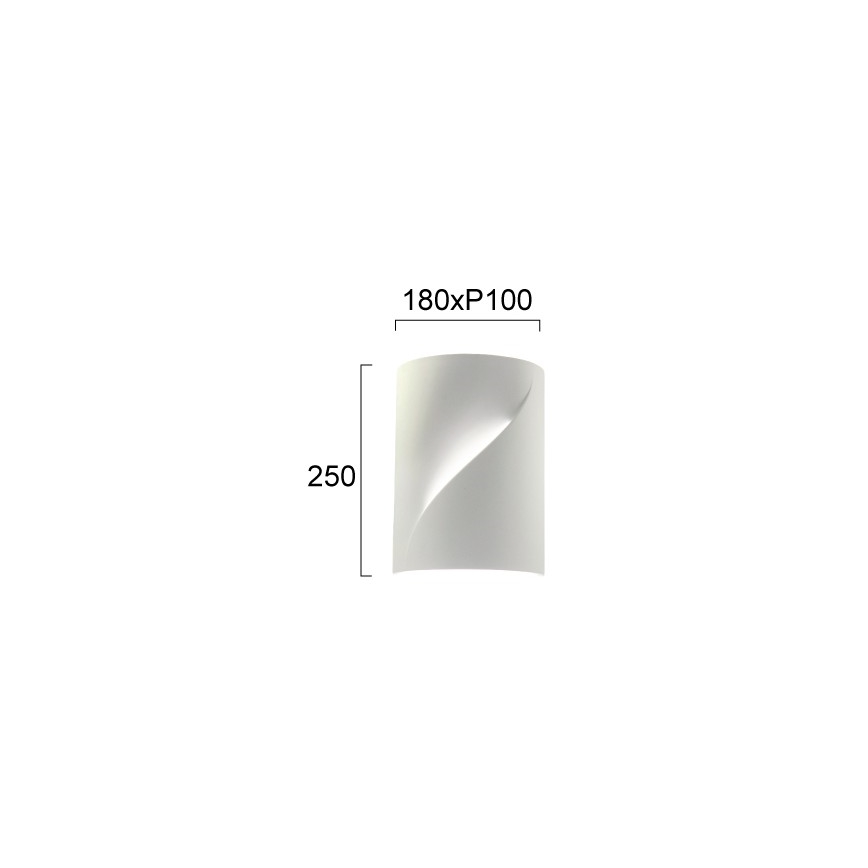 Nástěnné svítidlo BLANC 2xE14/10W/230V bílá