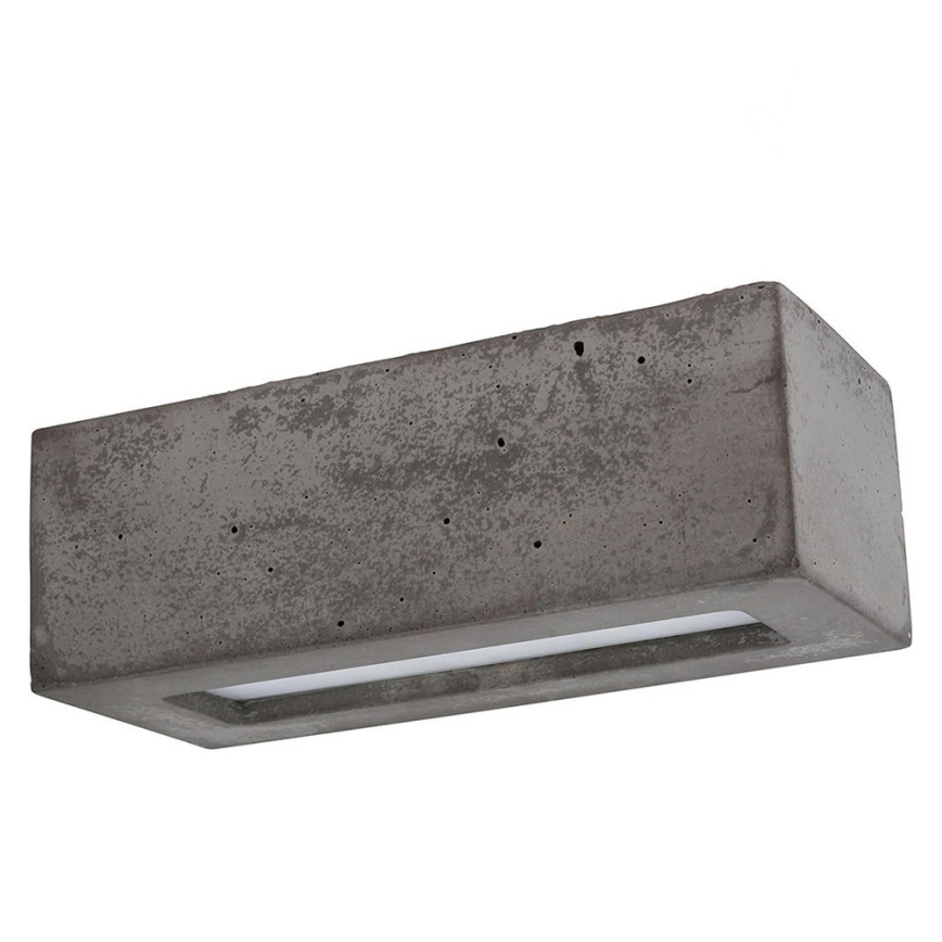 Nástěnné svítidlo BLOCK 1xE27/40W/230V beton