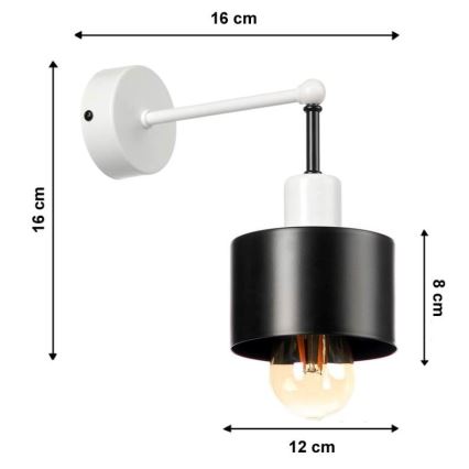 Nástěnné svítidlo BODO 1xE27/60W/230V