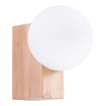 Nástěnné svítidlo BULBO 1xG9/8W/230V buk/bílá