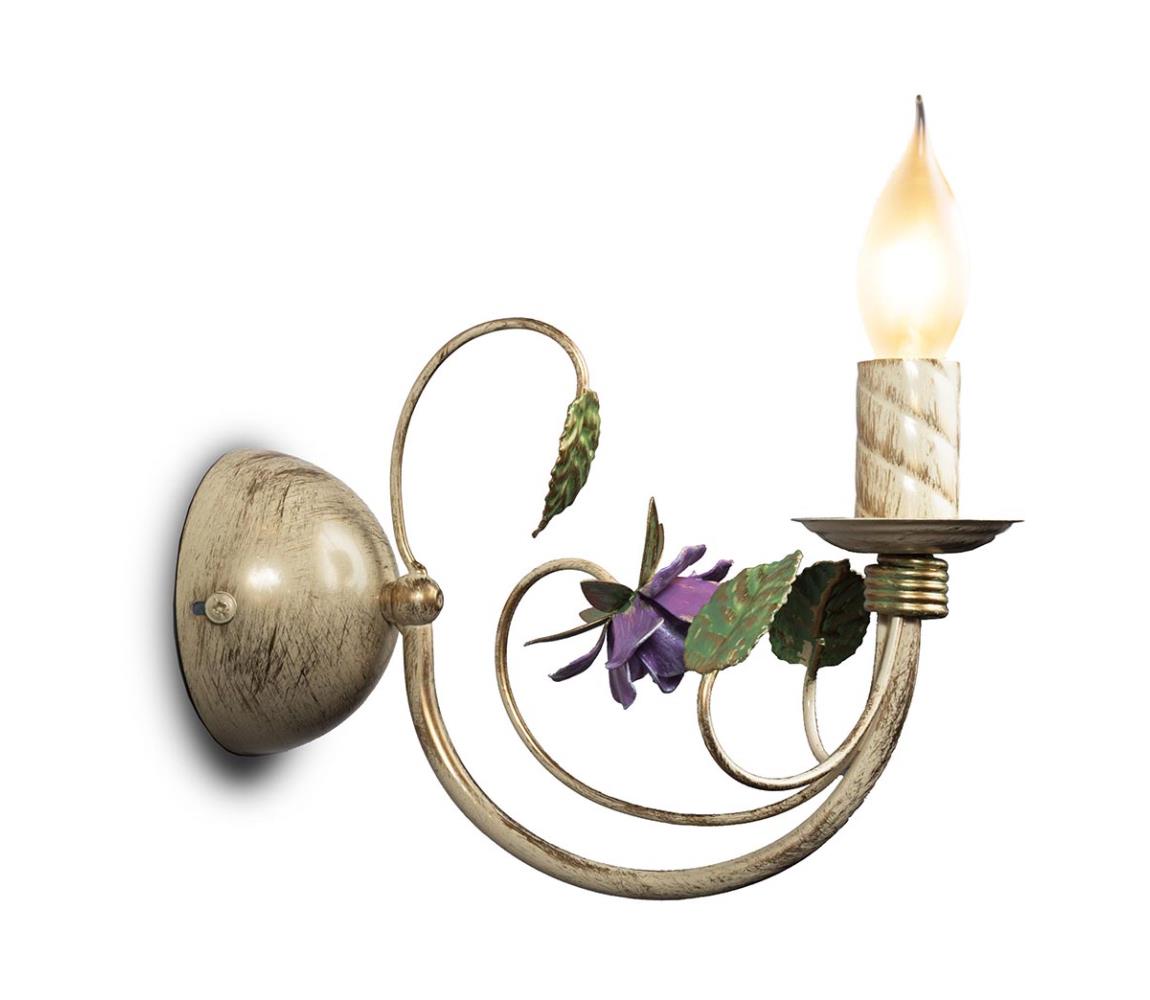 Light4home Nástěnné svítidlo CAMELLIA 1xE14/40W/230V LH0352