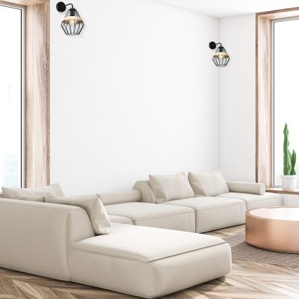 Nástěnné svítidlo CLIF 1xE27/60W/230V
