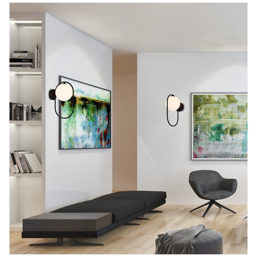 Nástěnné svítidlo CORDEL 1xG9/28W/230V černá
