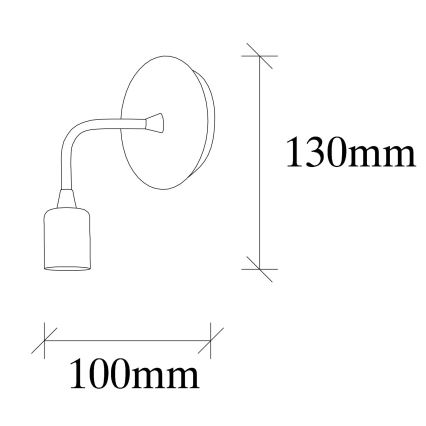 Nástěnné svítidlo DARTINI 1xE27/40W/230V