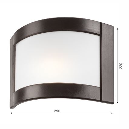 Nástěnné svítidlo ELODIE 1xE27/60W/230V