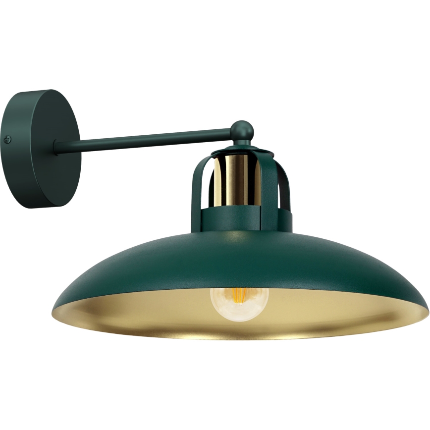 Nástěnné svítidlo FELIX 1xE27/60W/230V zelená