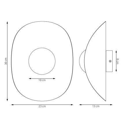 Nástěnné svítidlo FIERO 1xG9/8W/230V černá