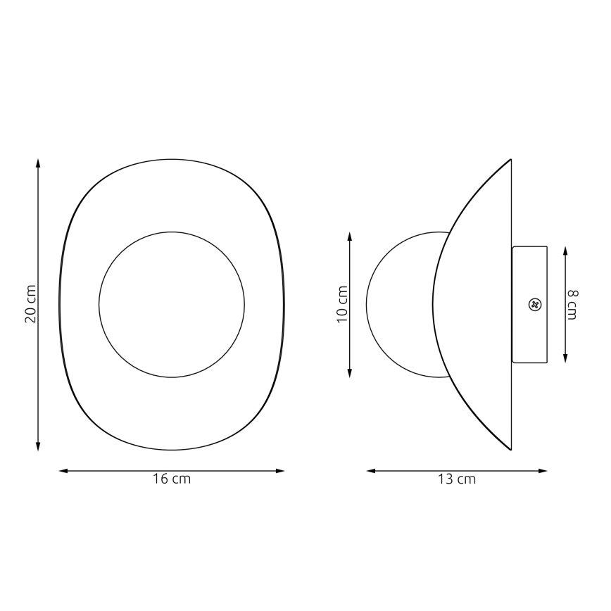 Nástěnné svítidlo FIERO 1xG9/8W/230V šedá