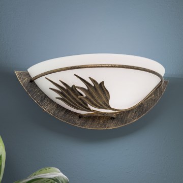 Nástěnné svítidlo FLEUR 1xE14/60W/230V bronz