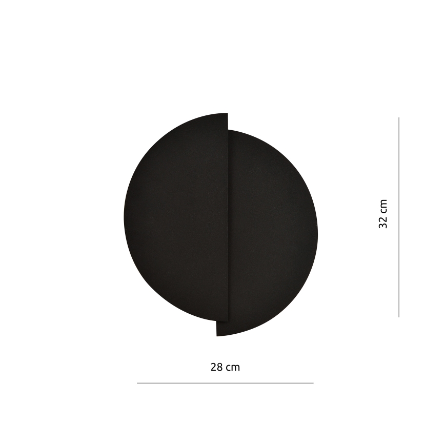 Nástěnné svítidlo FORM 1xG9/8W/230V černá
