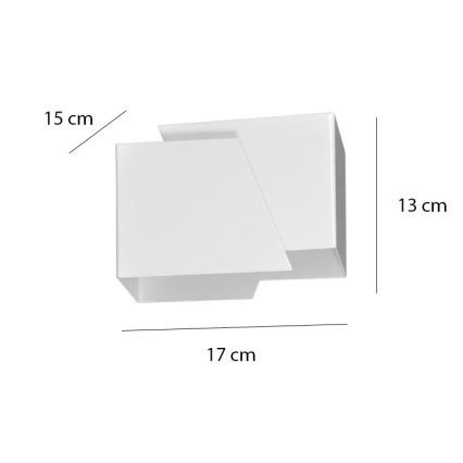 Nástěnné svítidlo FROST 1xG9/8W/230V bílá