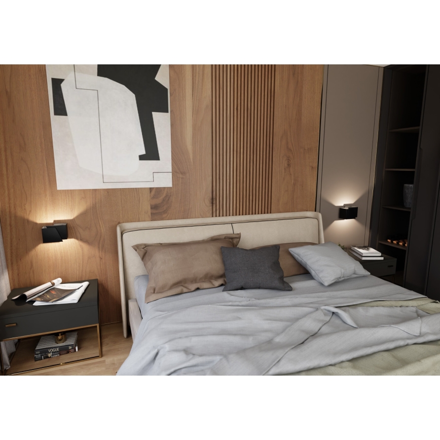 Nástěnné svítidlo FROST 1xG9/8W/230V černá