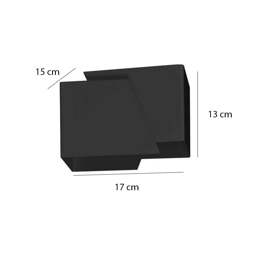 Nástěnné svítidlo FROST 1xG9/8W/230V černá