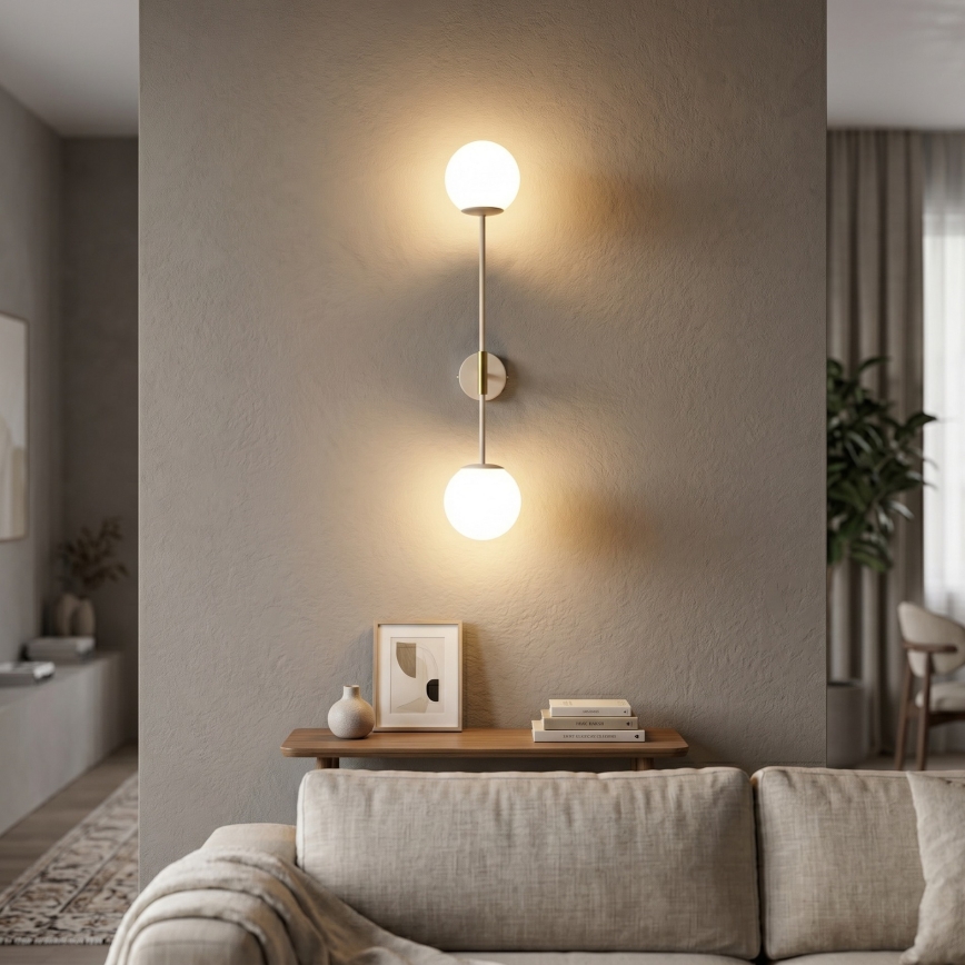 Nástěnné svítidlo GLAME 2xE27/15W/230V