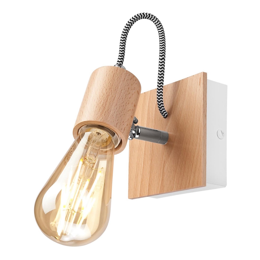 Nástěnné svítidlo GUSTAVO 1xE27/60W/230V buk