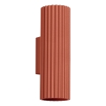 Nástěnné svítidlo KARBON 2xGU10/10W/230V oranžová