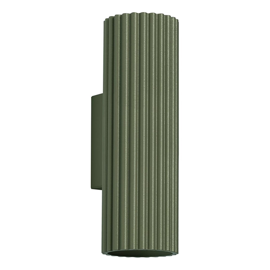 Nástěnné svítidlo KARBON 2xGU10/10W/230V zelená