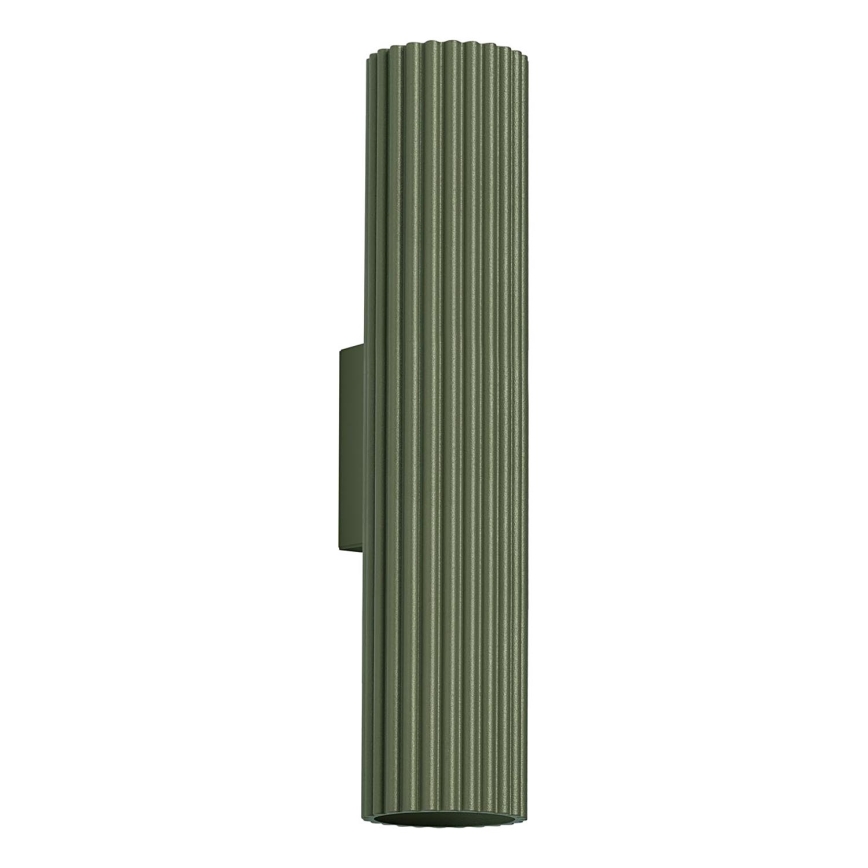 Nástěnné svítidlo KARBON 2xGU10/10W/230V zelená