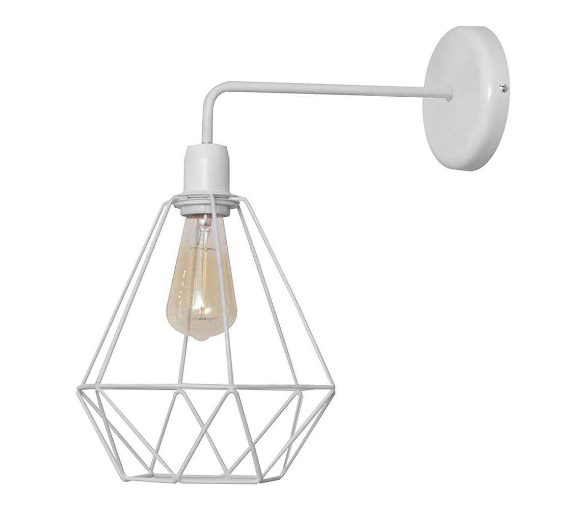 Helam Nástěnné svítidlo KARO 1xE27/60W/230V bílá HE0474