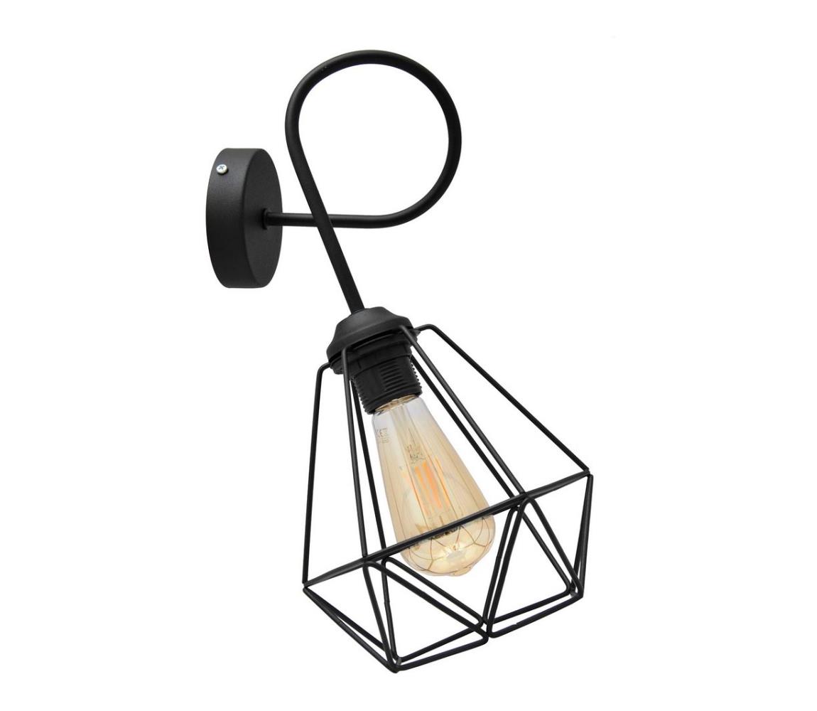 Helam Nástěnné svítidlo KARO 3xE27/60W/230V černá HE1096