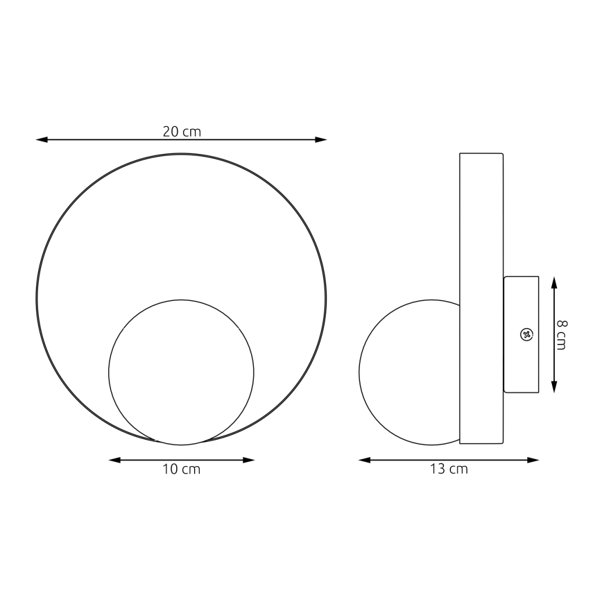 Nástěnné svítidlo KIDO 1xG9/8W/230V šedá
