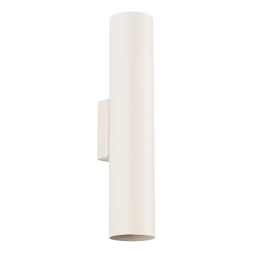 Nástěnné svítidlo LAGOS 2xGU10/10W/230V krémová