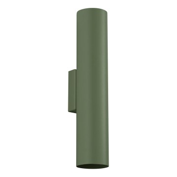 Nástěnné svítidlo LAGOS 2xGU10/10W/230V zelená