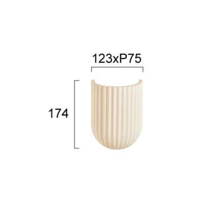 Nástěnné svítidlo LAVINA 1xGU10/35W/230V bílá