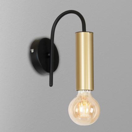 Nástěnné svítidlo LOPPE 1xE27/60W/230V zlatá