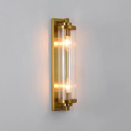 Nástěnné svítidlo LORENZO 2xE14/40W/230V zlatá