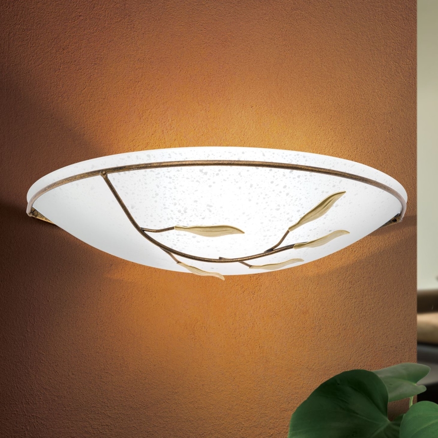 Nástěnné svítidlo LUCA 1xE27/60W/230V bronz/patina