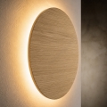 Nástěnné svítidlo LUNA 4xG9/8W/230V pr. 30 cm dub