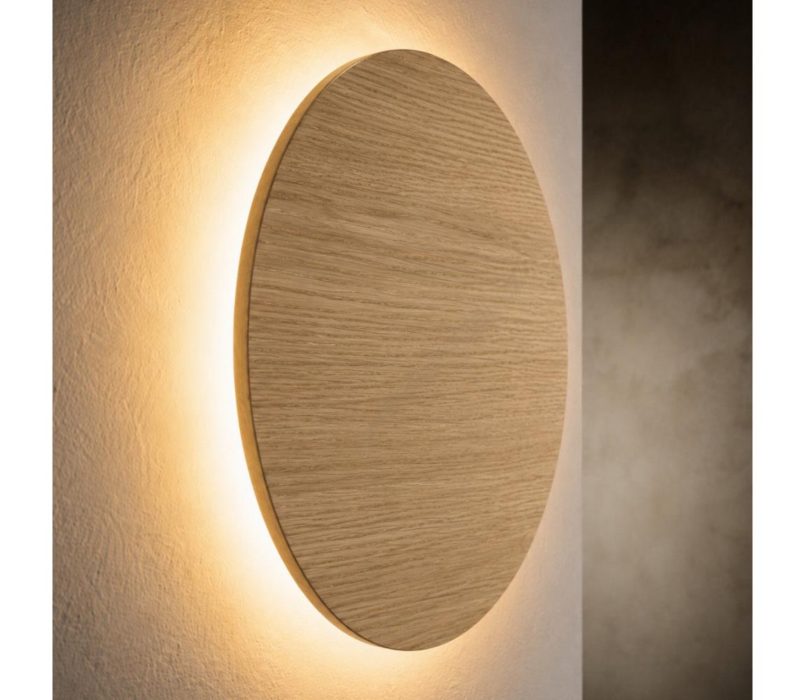 Nástěnné svítidlo LUNA 4xG9/8W/230V pr. 30 cm dub 11212 Béžová – Alasans