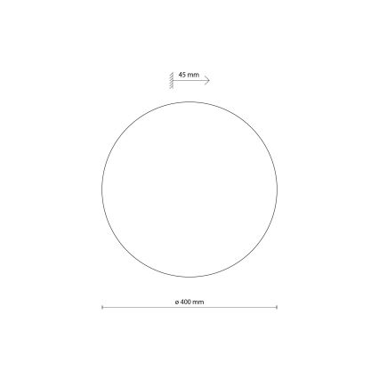 Nástěnné svítidlo LUNA 4xG9/8W/230V pr. 40 cm černá