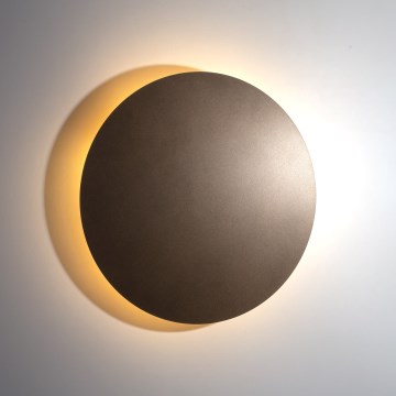 Nástěnné svítidlo LUNA 4xG9/8W/230V pr. 40 cm hnědá