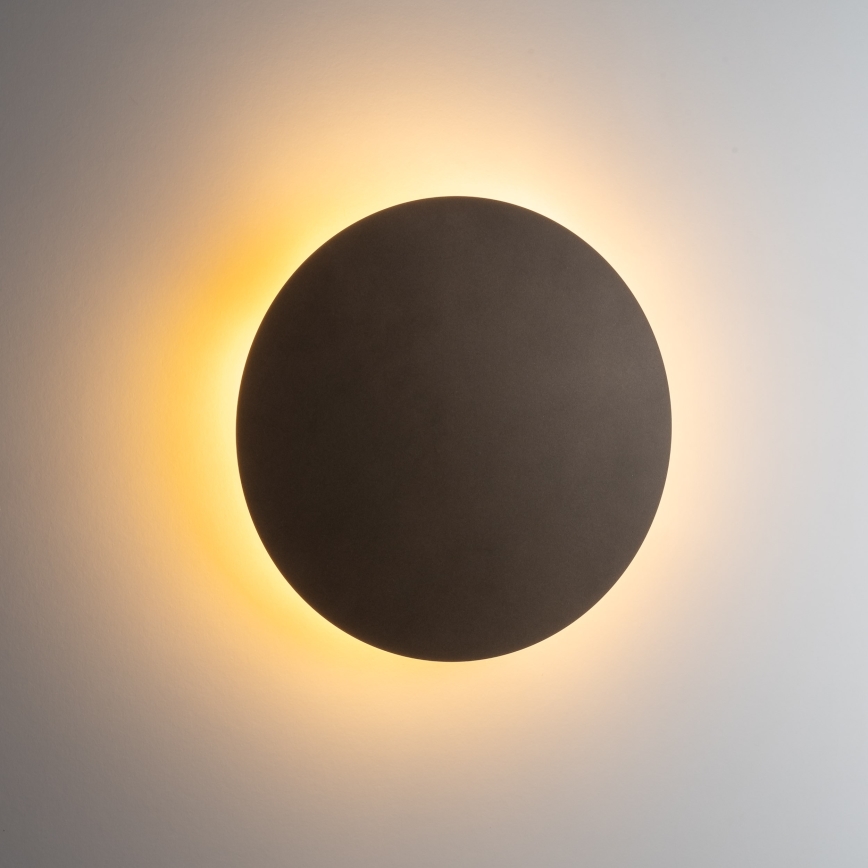 Nástěnné svítidlo LUNA 4xG9/8W/230V pr. 40 cm hnědá