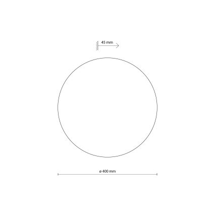 Nástěnné svítidlo LUNA 4xG9/8W/230V pr. 40 cm šedá