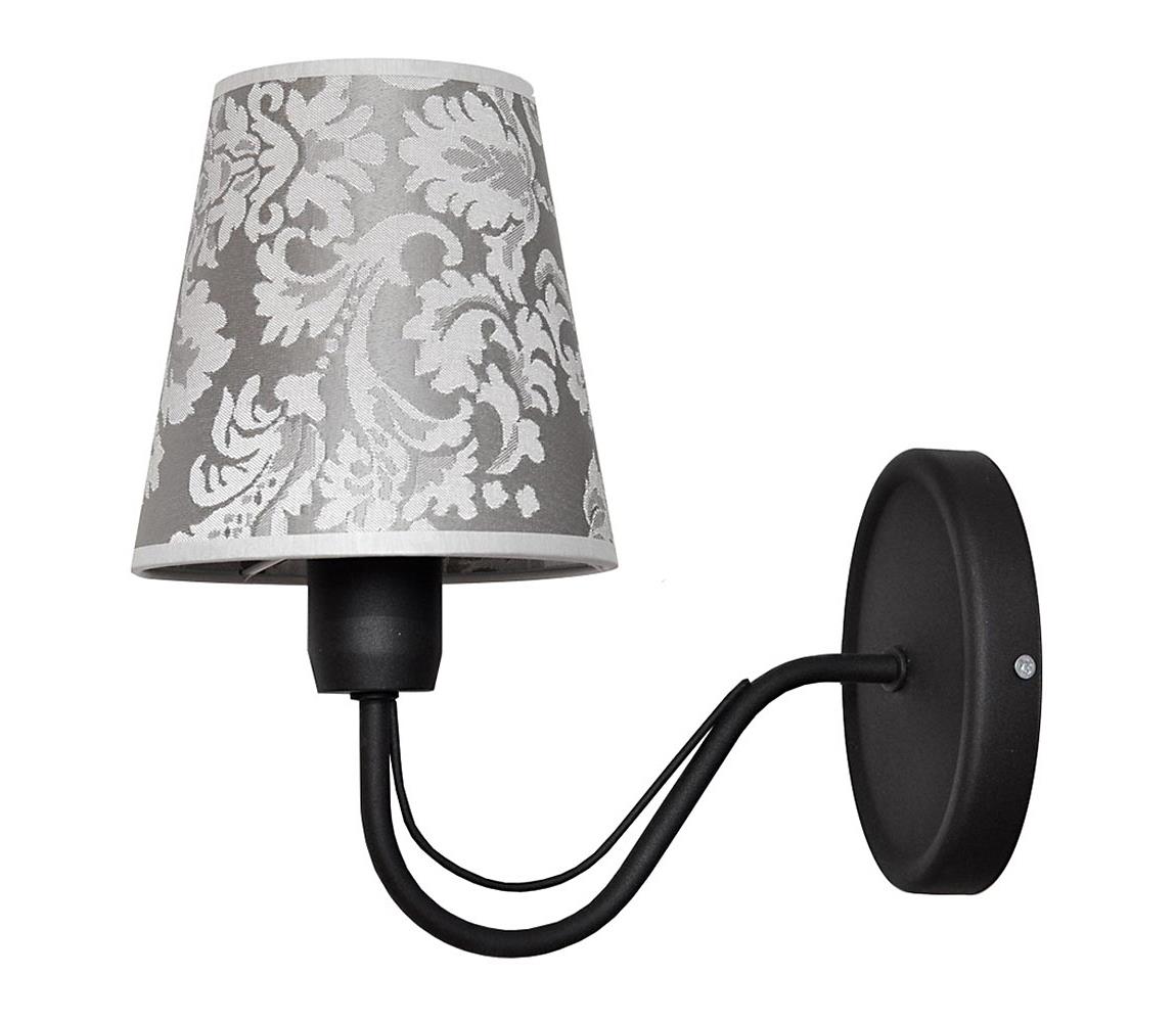 Helam Nástěnné svítidlo MALBO II 1xE27/60W/230V černá HE0449
